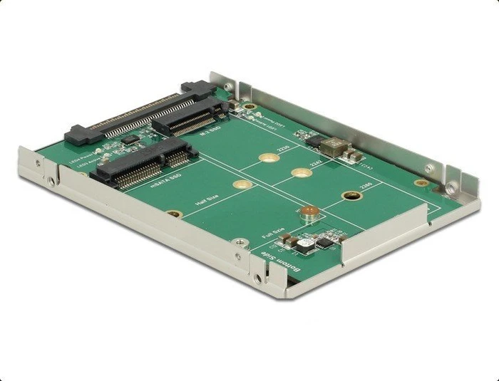 DeLOCK U.2 2.5" -> M.2 PCIe, SATA Express -> M.2 SATA