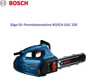Bosch Professional GAC 250 Porenbeton-Schneider Elektro-Kettensäge
