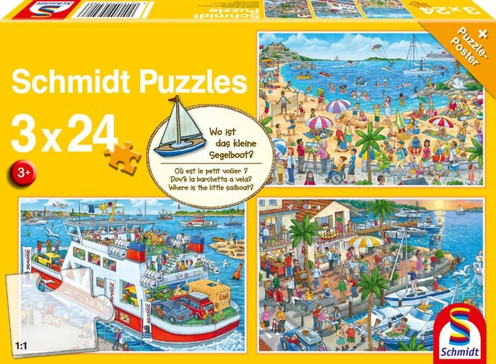 Schmidt Spiele Wo ist das kleine Segelboot?
