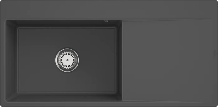 Villeroy & Boch Subway Style 60 flat flächenbündig Becken links graphite