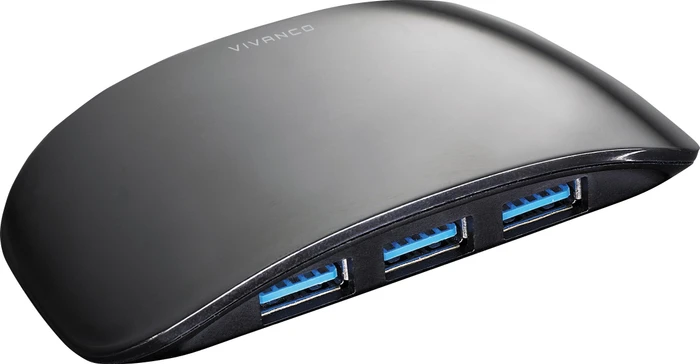 Vivanco aktiv USB-Hub, 4x USB-A 3.0, USB-A 3.0 [Buchse]