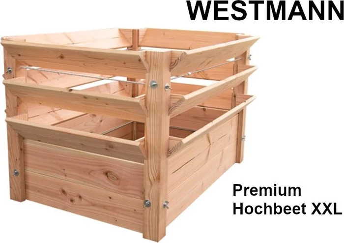 Westmann XL Hochbeet 124x91cm natur