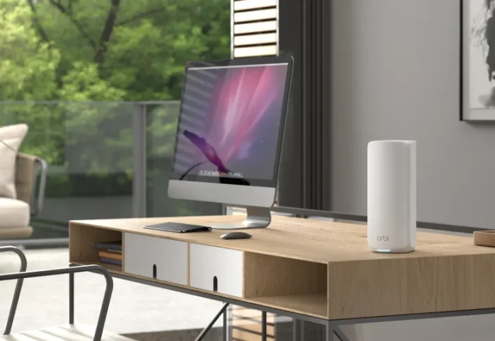 Netgear Orbi Wi-Fi 7, 870 Serie RBE870, Satellit, weiß