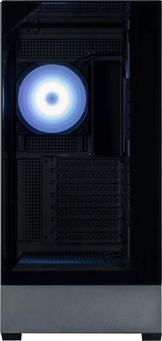 Zalman P40 Prism Black, schwarz, Glasfenster