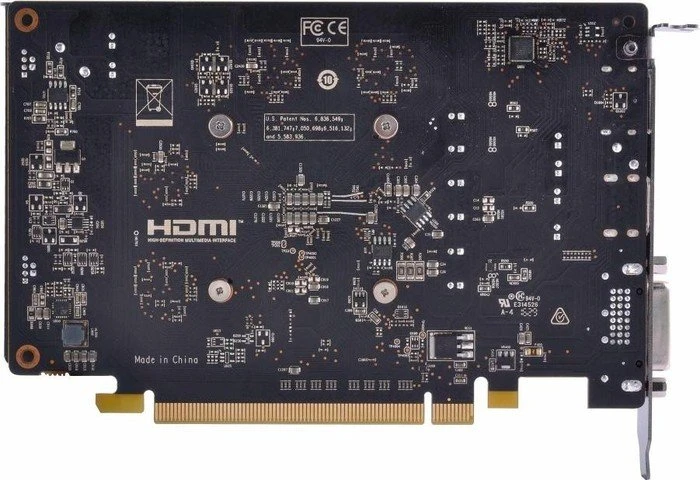 XFX Radeon RX 550 Slim Single Slot, 4GB GDDR5, DVI, HDMI, DP