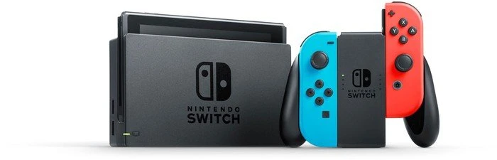 Nintendo Switch schwarz/blau/rot