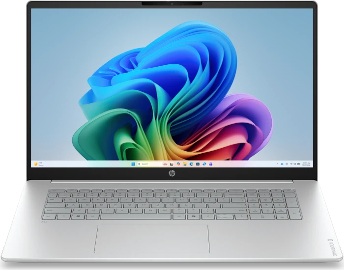 HP OmniBook 3 Laptop AI 17-dg0050ngx, Glacier Silver, Core Ultra 5 225U, 8GB RAM, 256GB SSD, DE