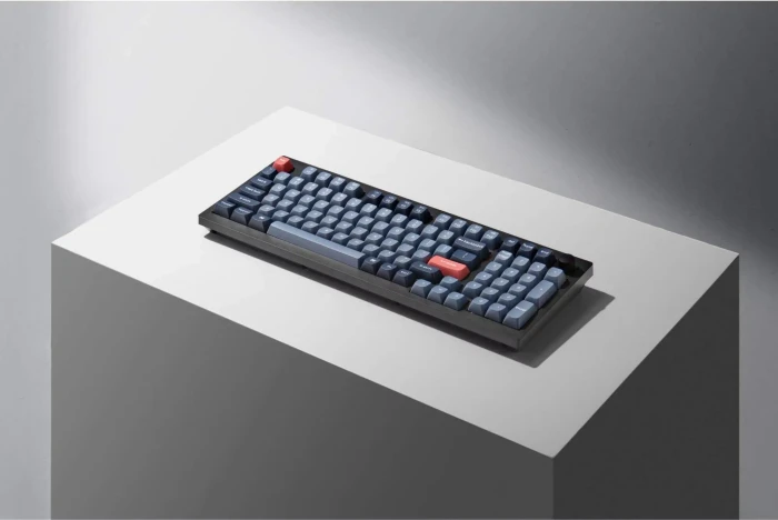 Keychron V5 Max, Carbon Black, 96%, LEDs RGB, hot-swap, Gateron Jupiter RED, USB/Bluetooth, US