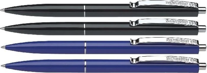 Schneider K15 M Kugelschreiber blau/schwarz, 4er-Pack, Blister