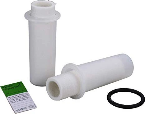Grünbeck GENO-EFK 50µm Filterkerzen Größe 1 Set aus 2 auswechselbaren Ersatzfiltern inklusive Schutzglocke