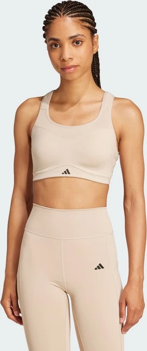 adidas TLRD Impact Training High Support Sport-BH wonder beige (Damen)