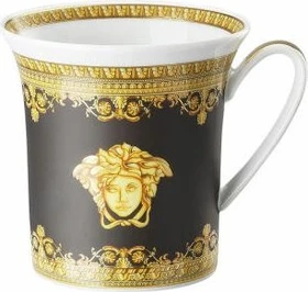 Rosenthal Versace I love Baroque Becher mit Henkel 350ml nero