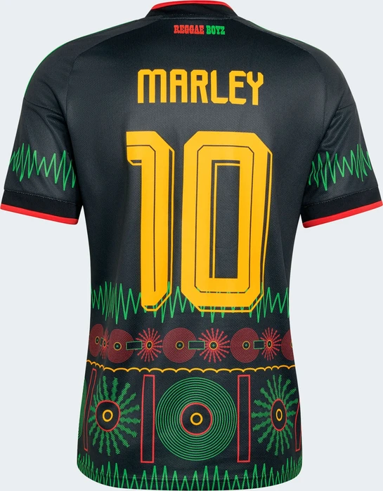 adidas Jamaika 26 x Bob Marley 2026 Auswärtstrikot kurzarm (Herren)