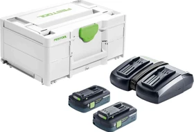 Festool Energie-Set Starterset 18V, 4.0Ah, Li-Ionen/LiHD, 2 Akkus [8.0Ah] [144Wh]