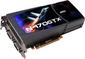 MSI GeForce GTX 470, N470GTX-M2D12, 1.25GB GDDR5, 2x DVI, Mini HDMI (V801-835R)
