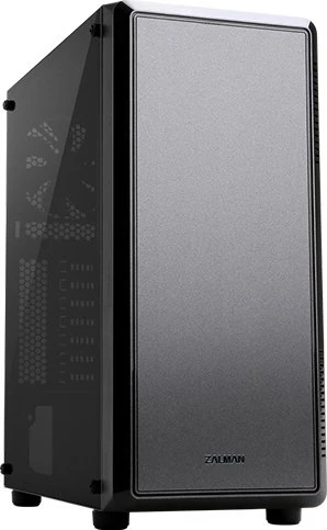 Zalman S4, schwarz, Acrylfenster