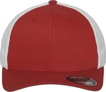 Flexfit Trucker Mesh 2-Tone Kappe rot/weiß