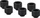Thermal Grizzly DeltaMate Fitting HT14 14mm G1/4" schwarz, 6er-Pack (TG-DM-FIT-6014)