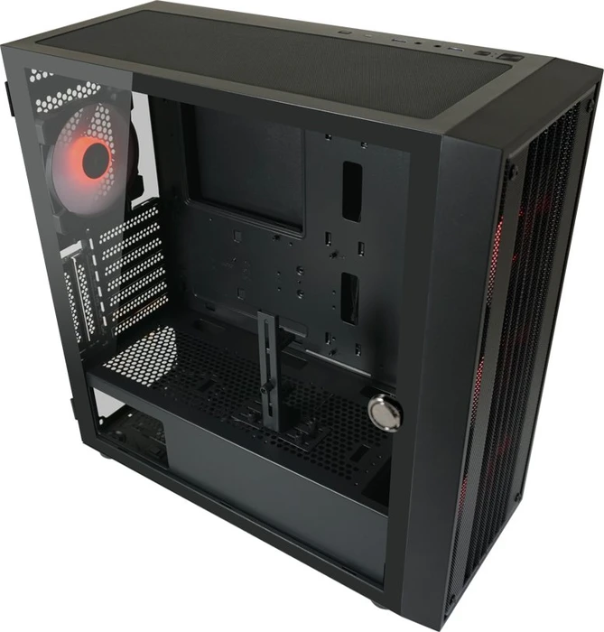 LC-Power Gaming 810B Dark_Crawler_X, schwarz, Glasfenster
