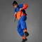 adidas Terrex Multi Climawarm Fleece Anorak semi lucid blue/semi impact orange/pure ruby (Herren) Vorschaubild
