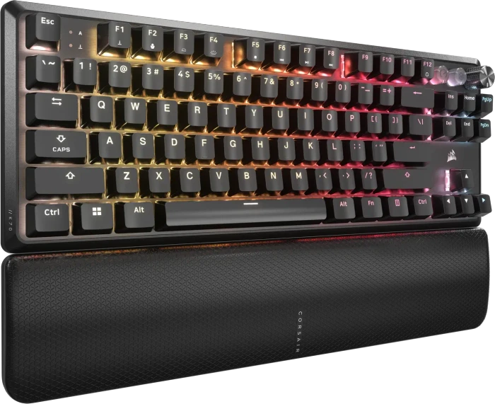 Corsair Gaming K70 PRO TKL Magnetic-Mechanical, schwarz, Corsair MGX Hyperdrive, USB, US