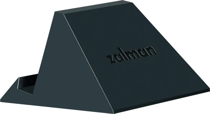 Zalman Z10 DS, schwarz, Display, Glasfenster