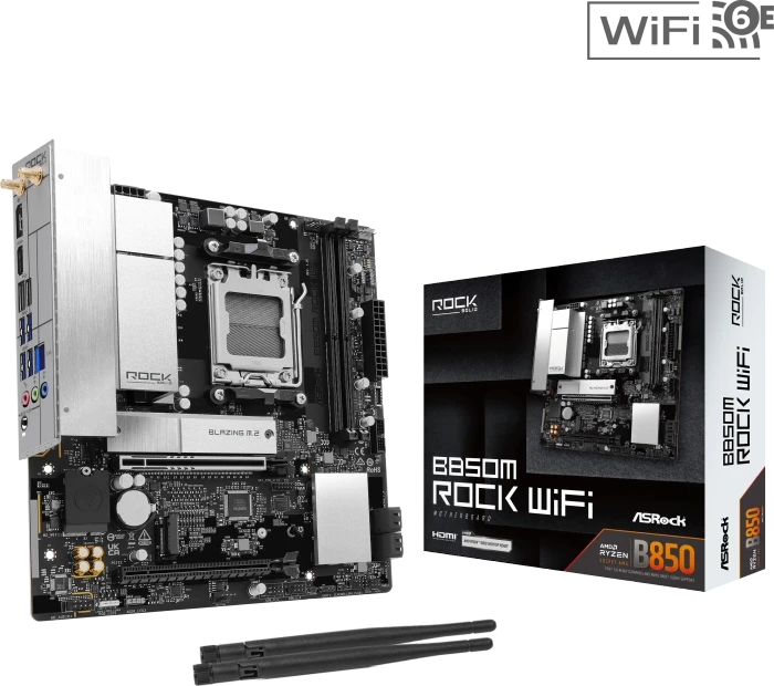 ASRock B850M Rock WiFi (AMD AM5)