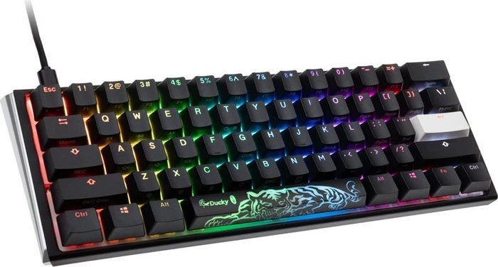 Ducky One 3 Mini PBT, LEDs RGB, Classic Black, MX RGB RED, USB, US