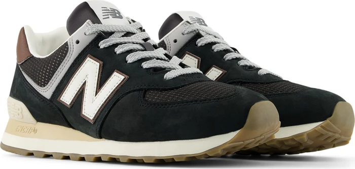 New Balance 574 brown/dark silver metallic