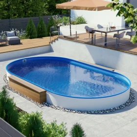 BWT Hobby Stahlwandpool oval 525x320x120cm