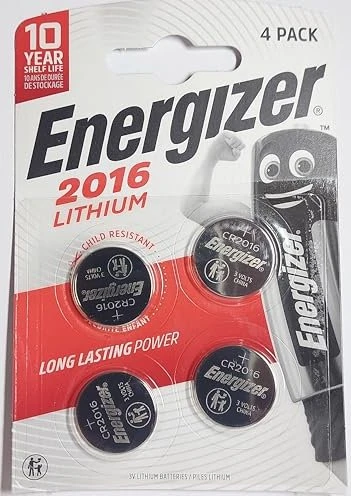 Energizer Lithium CR2016, 4er-Pack