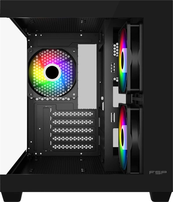 FSP S140-BA Black, Glasfenster