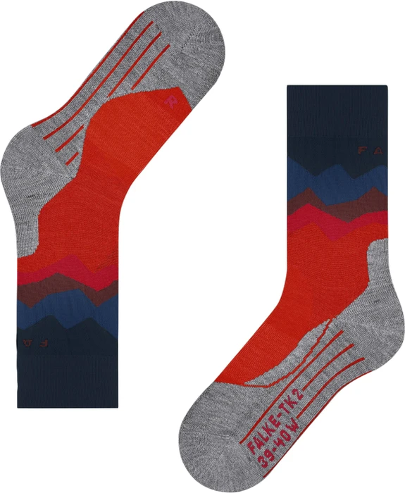 Falke TK2 Explore Wandersocken samba orange (Herren)