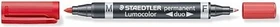 Staedtler Lumocolor duo 348 permanent rot