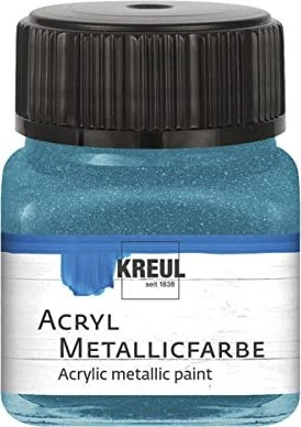 Kreul Acryl Metallicfarbe, petrol, 20ml