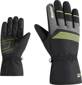 Ziener Gevin Skihandschuhe black/lime