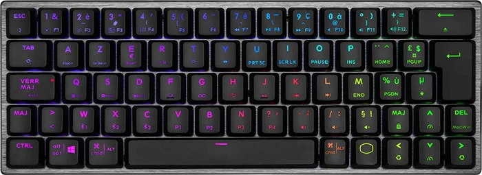 Cooler Master SK622, schwarz, LEDs RGB, TTC LOW PROFILE RGB RED, USB/Bluetooth, FR