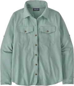 Patagonia Self-Guided Sun Hemd langarm thermal blue (Damen)