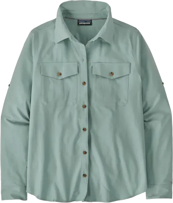 Patagonia Self-Guided Sun Hemd langarm thermal blue (Damen)