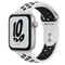 Apple Watch Nike SE (GPS + Cellular) 44mm silber mit Sportarmband Pure Platinum/schwarz Vorschaubild