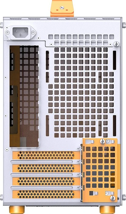 Jonsbo Z20 Orange White, weiß/orange, Glasfenster