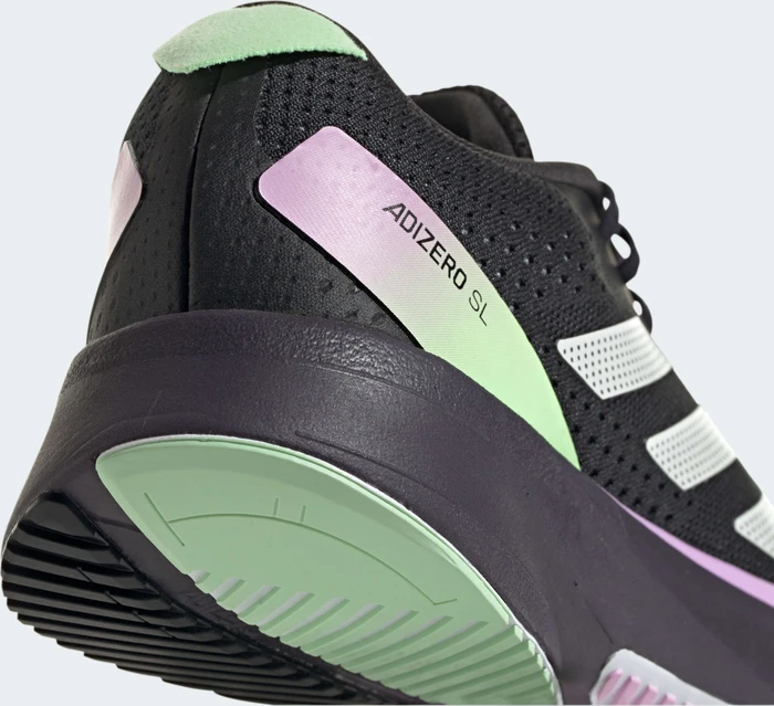 adidas Adizero SL core black/zero metalic/green spark (Damen)