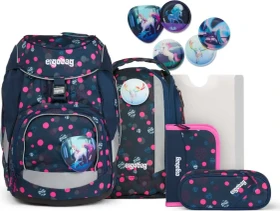 Ergobag Pack PhantBärsiewelt Reflex Glow Schulrucksack-Set, 6-tlg.