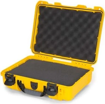 Nanuk 910 Schutzkoffer mit Schaumstoff gelb