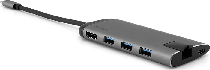 Verbatim Multiport Hub, USB-C 3.0 [Stecker]