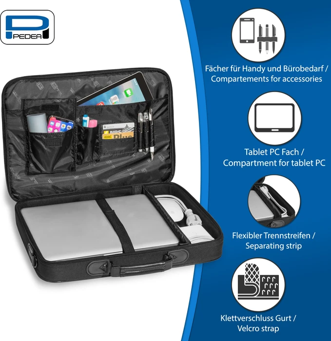Pedea Trendline Notebook 18.4" Tragetasche schwarz
