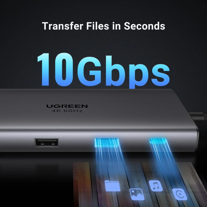 Ugreen Revodok Pro 109, USB-C 3.1 [Stecker]