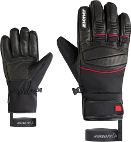 Ziener Gomin-Z AS Skihandschuhe schwarz/rot
