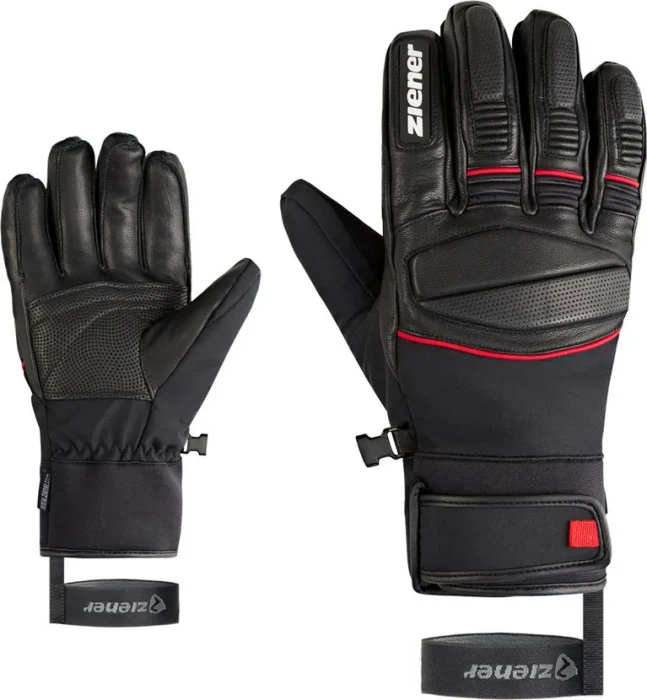 Ziener Gomin-Z AS Skihandschuhe schwarz/rot