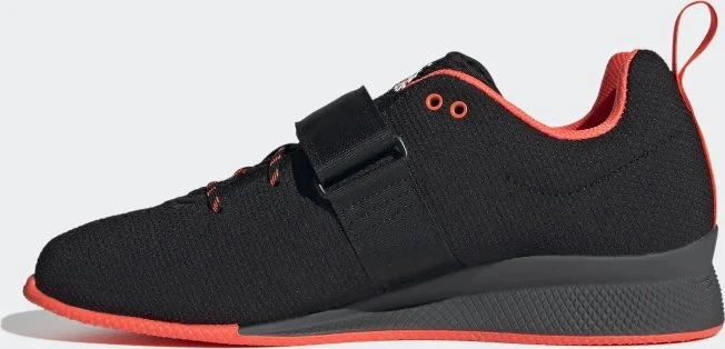 adidas Adipower II core black/cloud white/solar red (Herren)